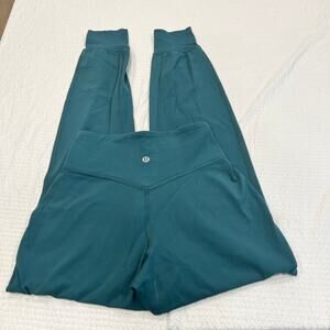 Lululemon align high rise jogger women 2 green jasper